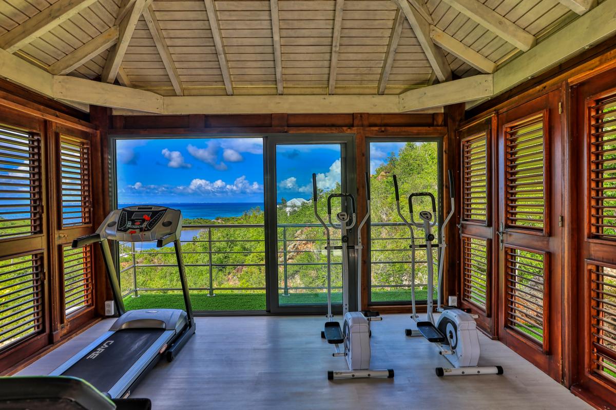 104_VillaAzurDream Location villa st Martin Terres Basse 7 chambres 14 personnes avec piscine et vue mer_37